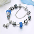 Boxed Pandora Inspired Full Set Beaded Charm Bracelet