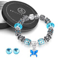 Boxed Pandora Inspired Full Set Beaded Charm Bracelet
