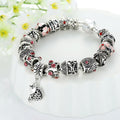 Boxed Pandora Inspired Full Set Beaded Charm Bracelet