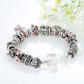 Boxed Pandora Inspired Full Set Beaded Charm Bracelet