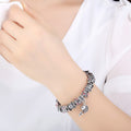 Boxed Pandora Inspired Full Set Beaded Charm Bracelet