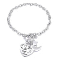 Love You To The Moon And Back Belcher Bracelet Set - Brilliant Co