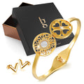 Boxed 2pc Gold Layered Jewellery Gift Set