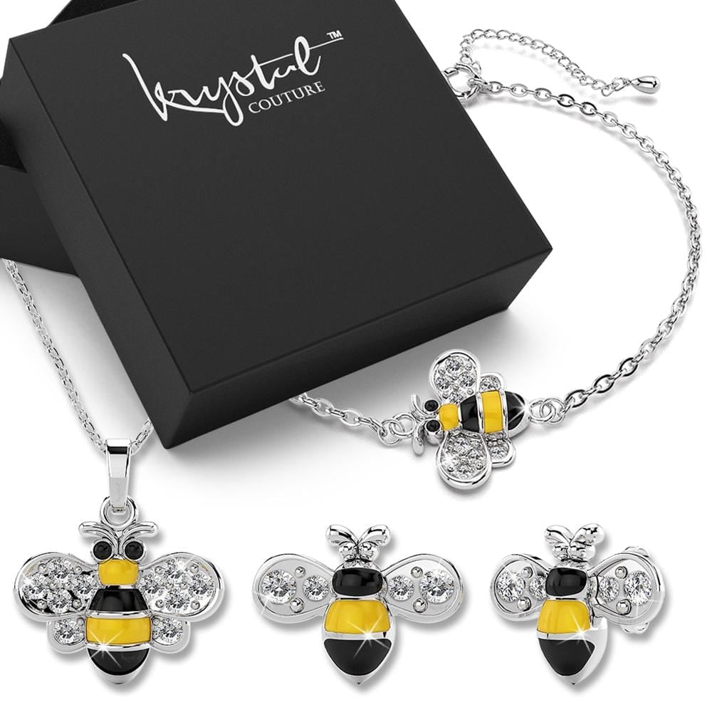 Bumblebee Crystal Jewellery Set - Brilliant Co