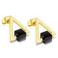 Boxed 3 Modern Geometric Stud Earrings Set - Brilliant Co