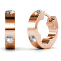 Boxed Ring Pendant Rose Gold Set Embellished with Swarovski¬¨√Ü Crystals - Brilliant Co