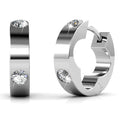 Boxed Ring Pendant White Gold Set Embellished with Swarovski¬¨√Ü Crystals - Brilliant Co