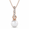 Boxed Luminous Pearl Rose Gold Set Embellished with Swarovski¬¨√Ü Crystals - Brilliant Co