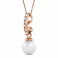 Boxed Luminous Pearl Rose Gold Set Embellished with Swarovski¬¨√Ü Crystals - Brilliant Co