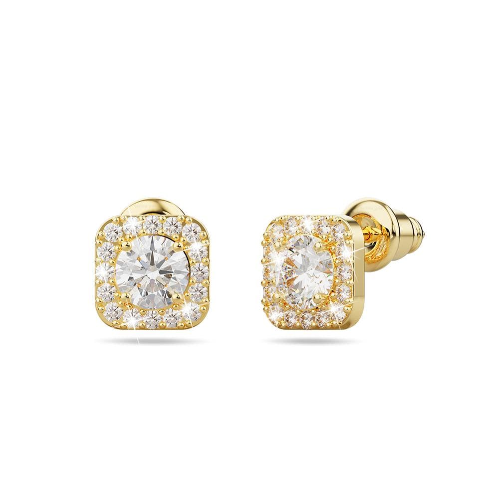 Boxed 3 Pairs Adorable Menoza Gold Stud Earrings Set