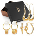 Boxed Gold is Back 3 Set Hoop Earrings