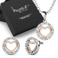 Boxed Cordate Set Embellished with Swarovski¬¨√Ü Crystals
In White Gold - Brilliant Co