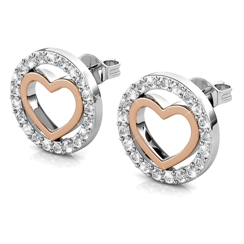 Boxed Cordate Set Embellished with Swarovski¬¨√Ü Crystals
In White Gold - Brilliant Co