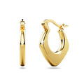 Boxed 2 Pairs of Sylvia Titanium Earrings Set in Gold