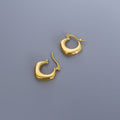 Boxed 2 Pairs of Sylvia Titanium Earrings Set in Gold