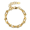 Boxed Bullion Gold Urban U-Link Hardwear Bracelet and Earrings Set