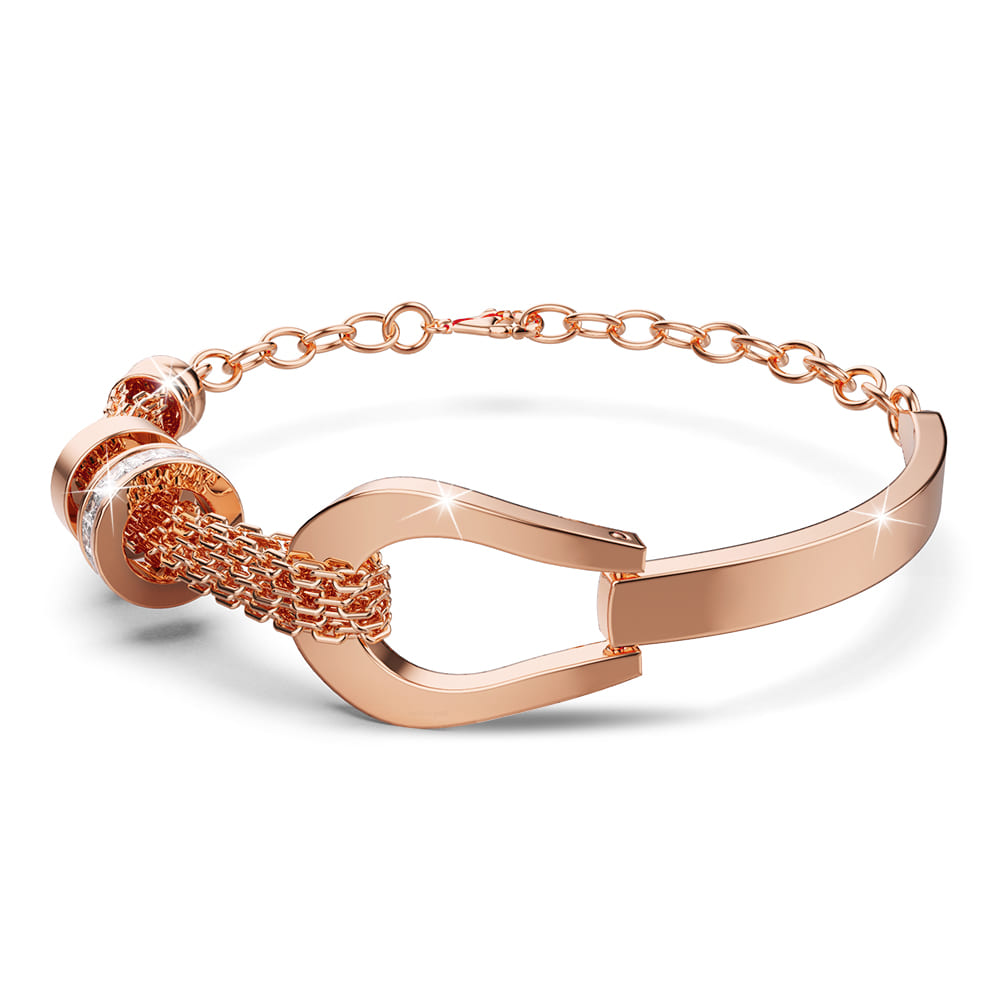 Boxed Sparkles To-Go Earrings and Bracelet Set in Rose Gold