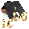 Boxed All About Gold 2 Piece Earring Set 