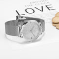 Boxed Bullion Gold Seamless Dial and Bangle Set  in White Gold