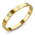 Boxed Carrie 3 Pc Tri-Tone Bangle Set