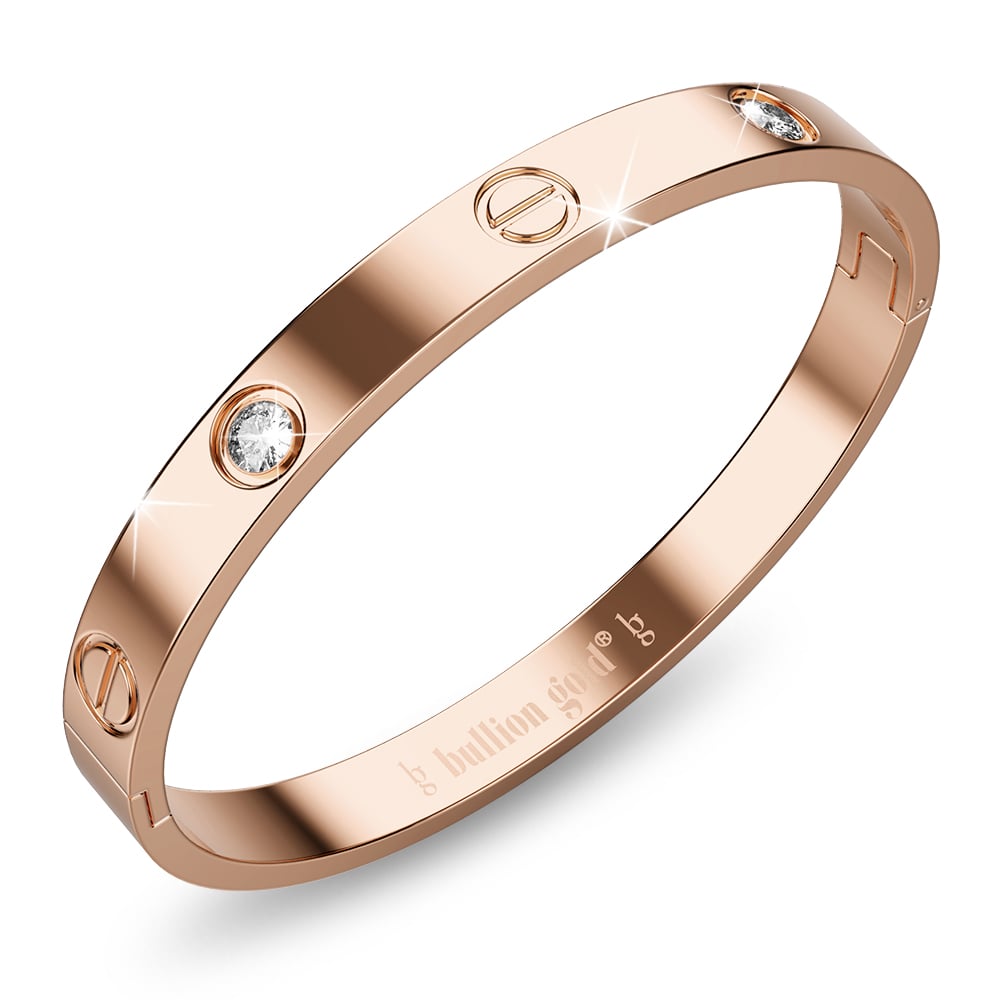Boxed Carrie 3 Pc Tri-Tone Bangle Set