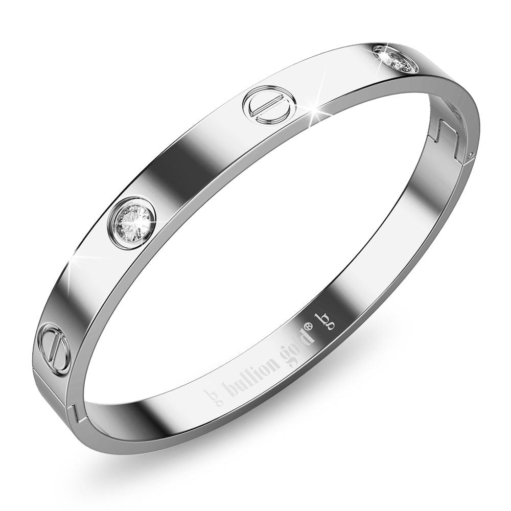 Boxed Carrie 3 Pc Tri-Tone Bangle Set