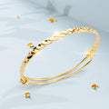 Boxed Capture of Beauty Bangle and Earrings Set in Gold