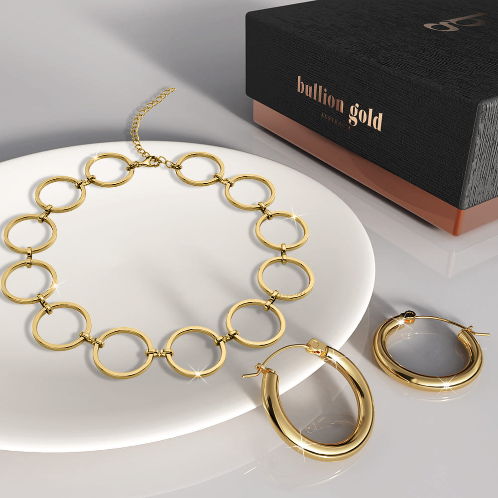 Boxed Coterie Necklace And Earrings Set