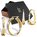 Symphony Boxed Earrings Set in Gold