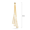 Boxed Royal Tassels & Gold Stainless Steel Bangle Set