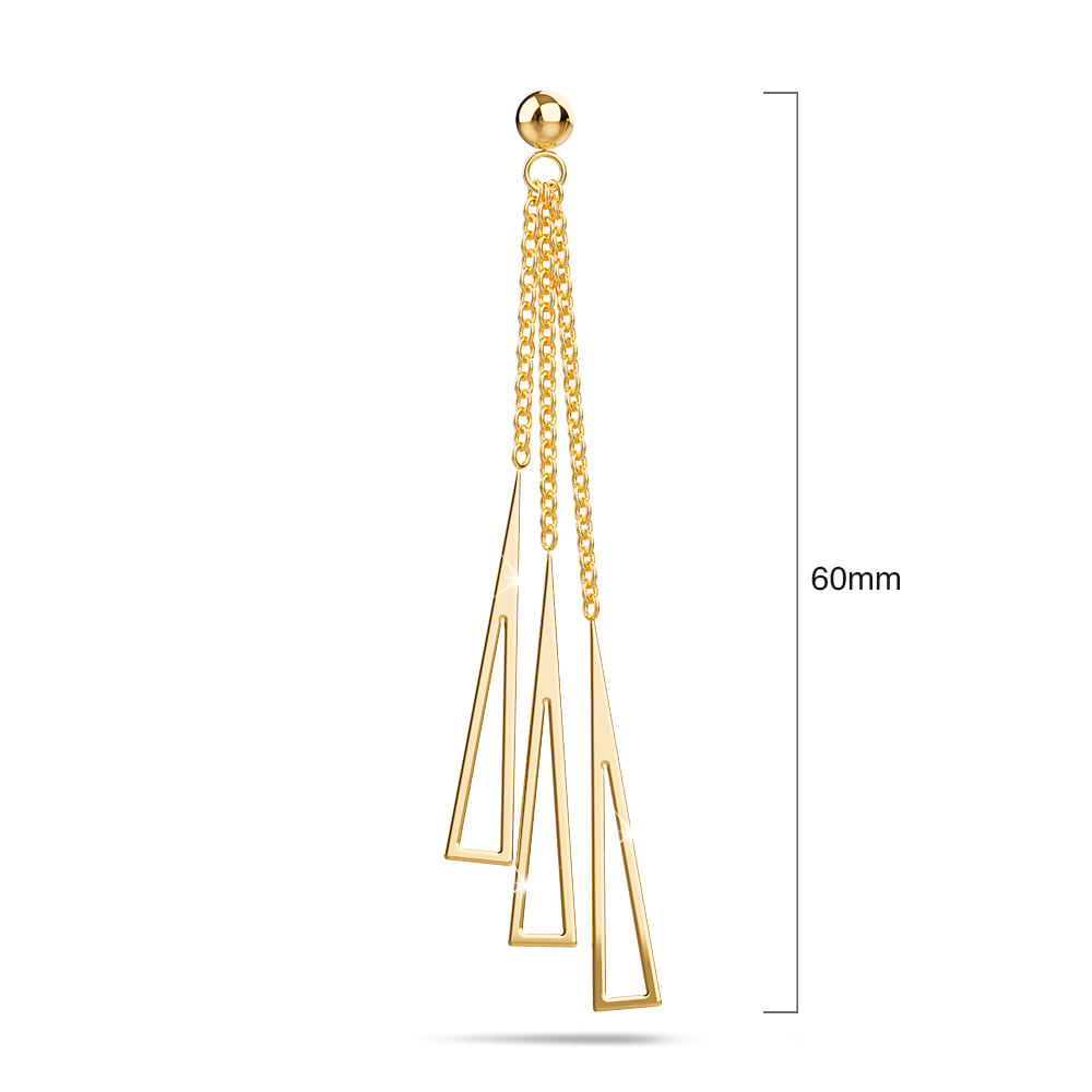 Boxed Royal Tassels & Gold Stainless Steel Bangle Set