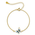 Boxed Butterfly In Grace Gold Necklace and Bracelet Set