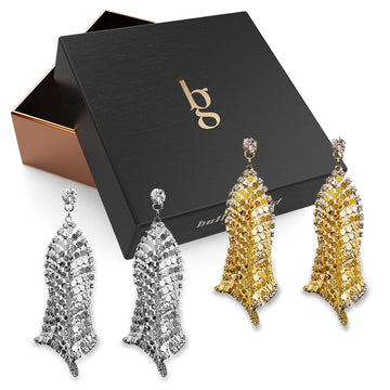Boxed 2 Pairs Did You Say Get Your Freak On? Earrings Set - Brilliant Co