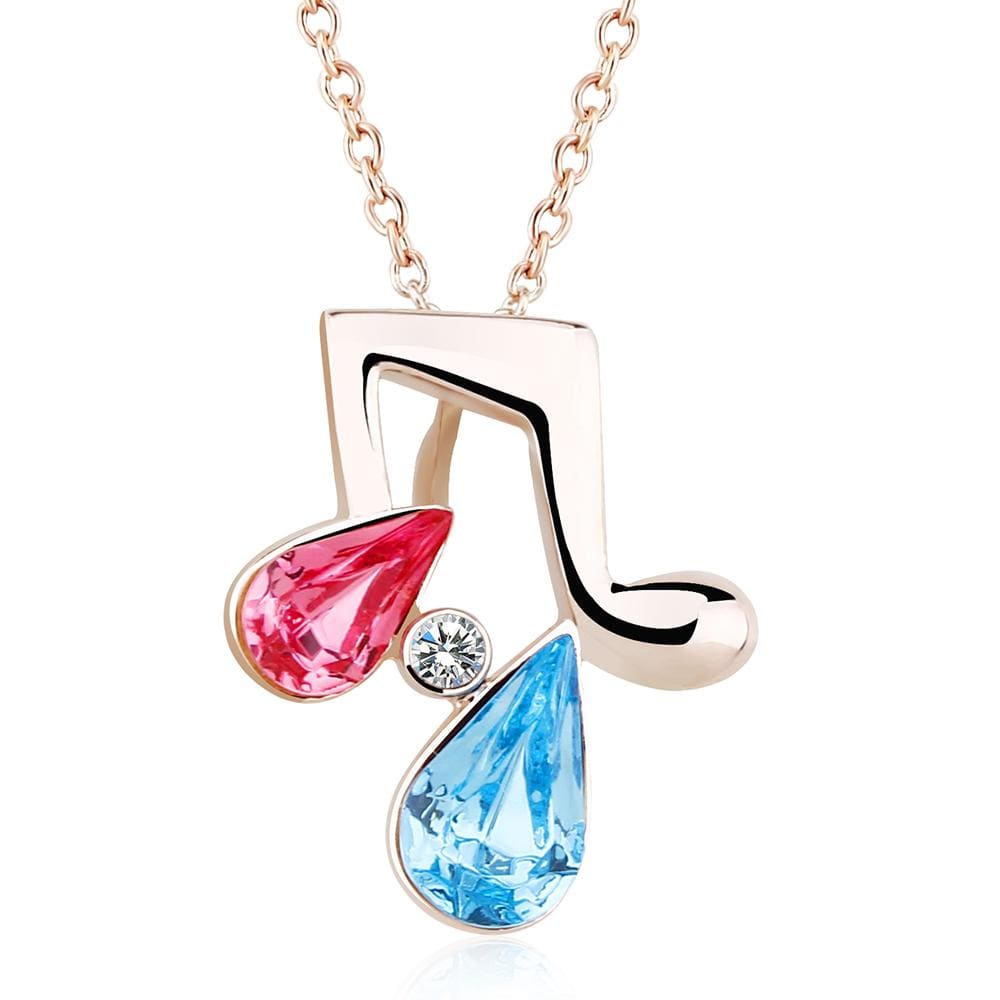 Melody Necklace Multi Colour Embellished with Swarovski¬Æ crystals