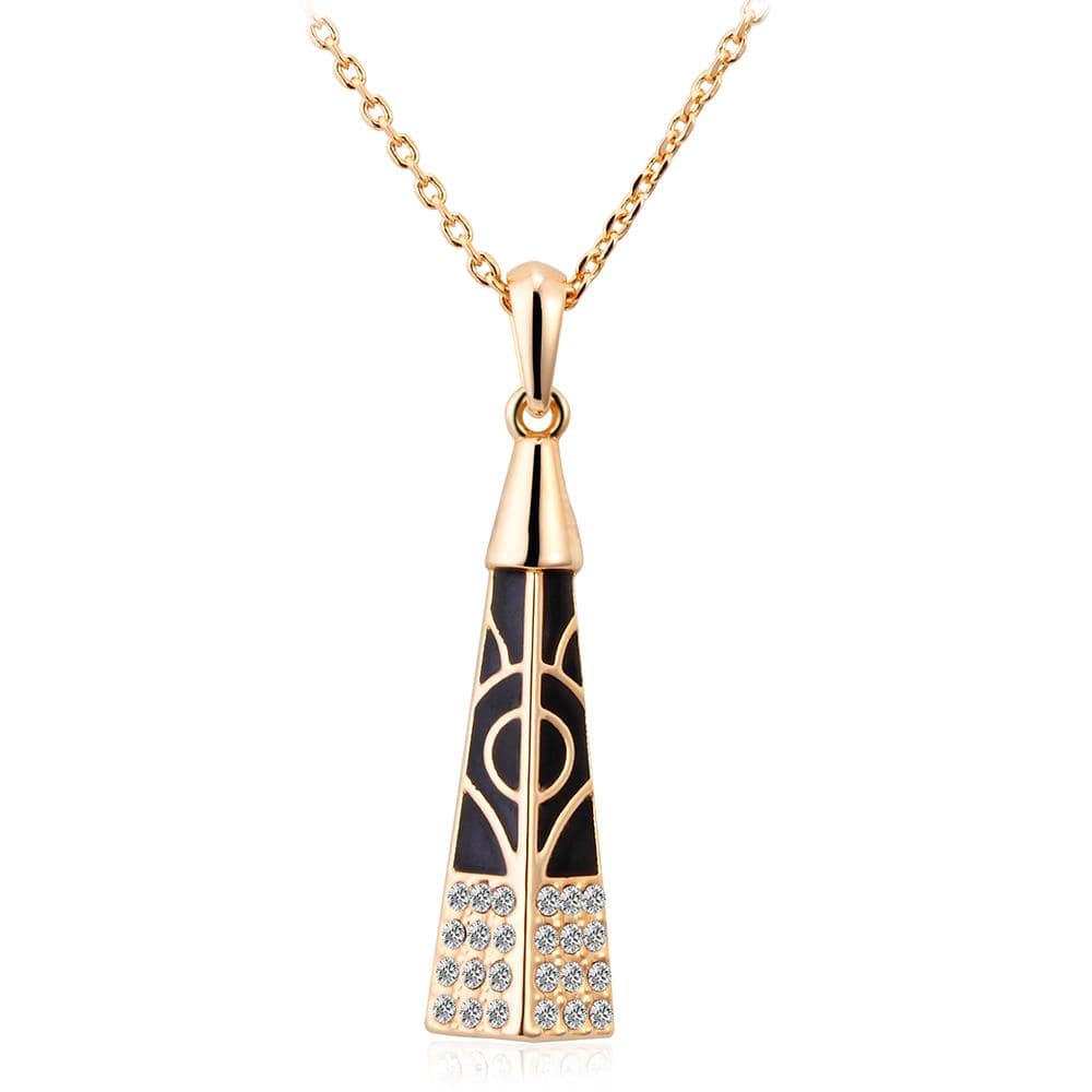 Luxor Necklace Clear Embellished with Swarovski¬Æ crystals