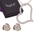 Boxed Necklace and Earrings Set Embellished with Swarovski® crystals - Brilliant Co