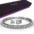Boxed 2 Pieces Jewellery Set Embellished with Swarovski® crystals - Brilliant Co