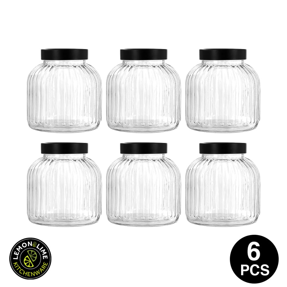 Lemon & Lime 3L BROOKLYN GLASS JAR 6 PC 