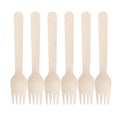 Lemon & Lime ECO WOODEN FORKS 15.5CM 12PK