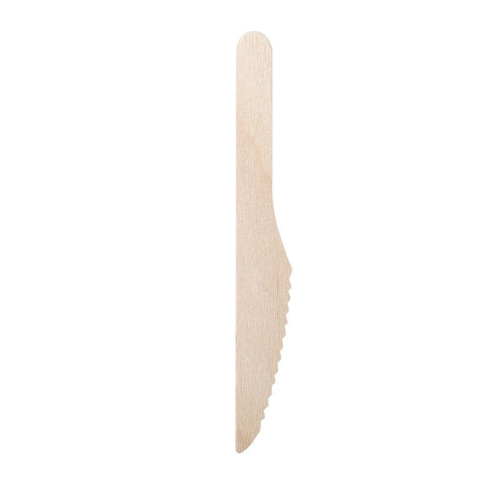 Lemon & Lime ECO WOODEN KNIVES 16.5CM 12PK