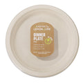 Lemon & Lime ECO SUGARCANE DINNER PLATE NATURAL 23CM 30PK 
