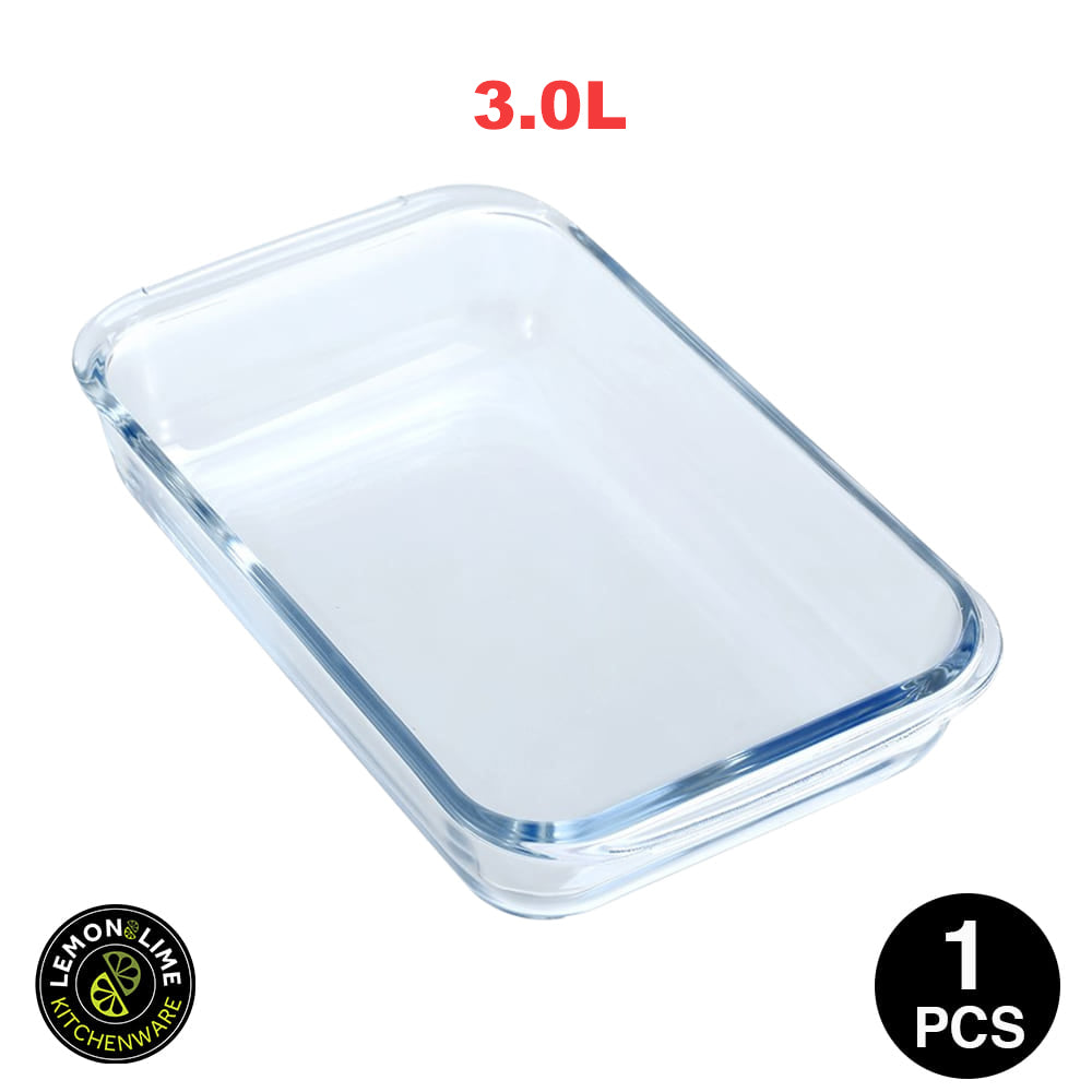 Lemon & Lime YORKSHIRE GLASS BAKEWARE RECTANGLE 3L 39X23.5X5CM