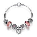 Pandora Inspired Full Set Beaded Charm Bracelet