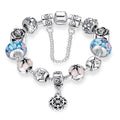 Pandora Inspired Full Set Beaded Charm Bracelet