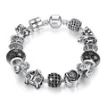 Pandora Inspired Full Set Beaded Charm Bracelet