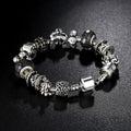 Pandora Inspired Full Set Beaded Charm Bracelet