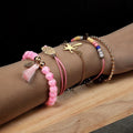 Bohemian 5-Piece Charm Bead Bracelet Set