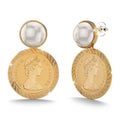 Fit For a Queen, Roman Penny Earrings - Brilliant Co