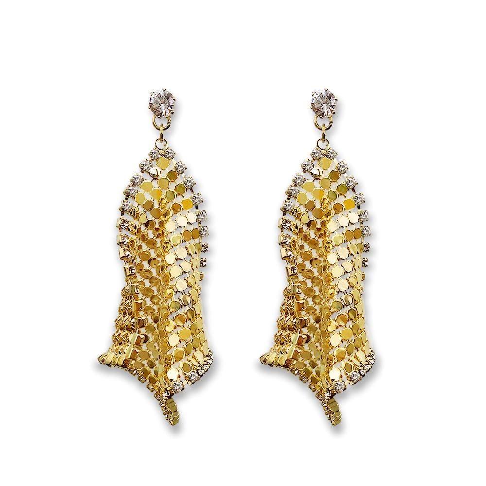 Did You Say Get Your Freak On? Earrings in Gold - Brilliant Co