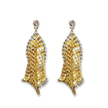 Did You Say Get Your Freak On? Earrings in Gold - Brilliant Co